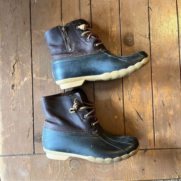 Sperry Leather Upper Duck Boots - Picture 2 of 7